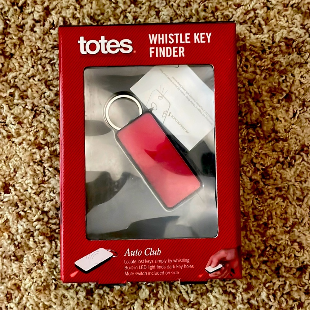 Totes Whistle Key Finder with LED light